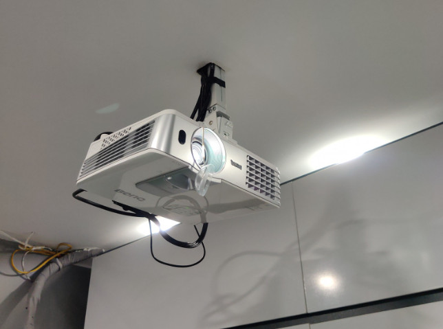 What is contrast ratio on a projector?