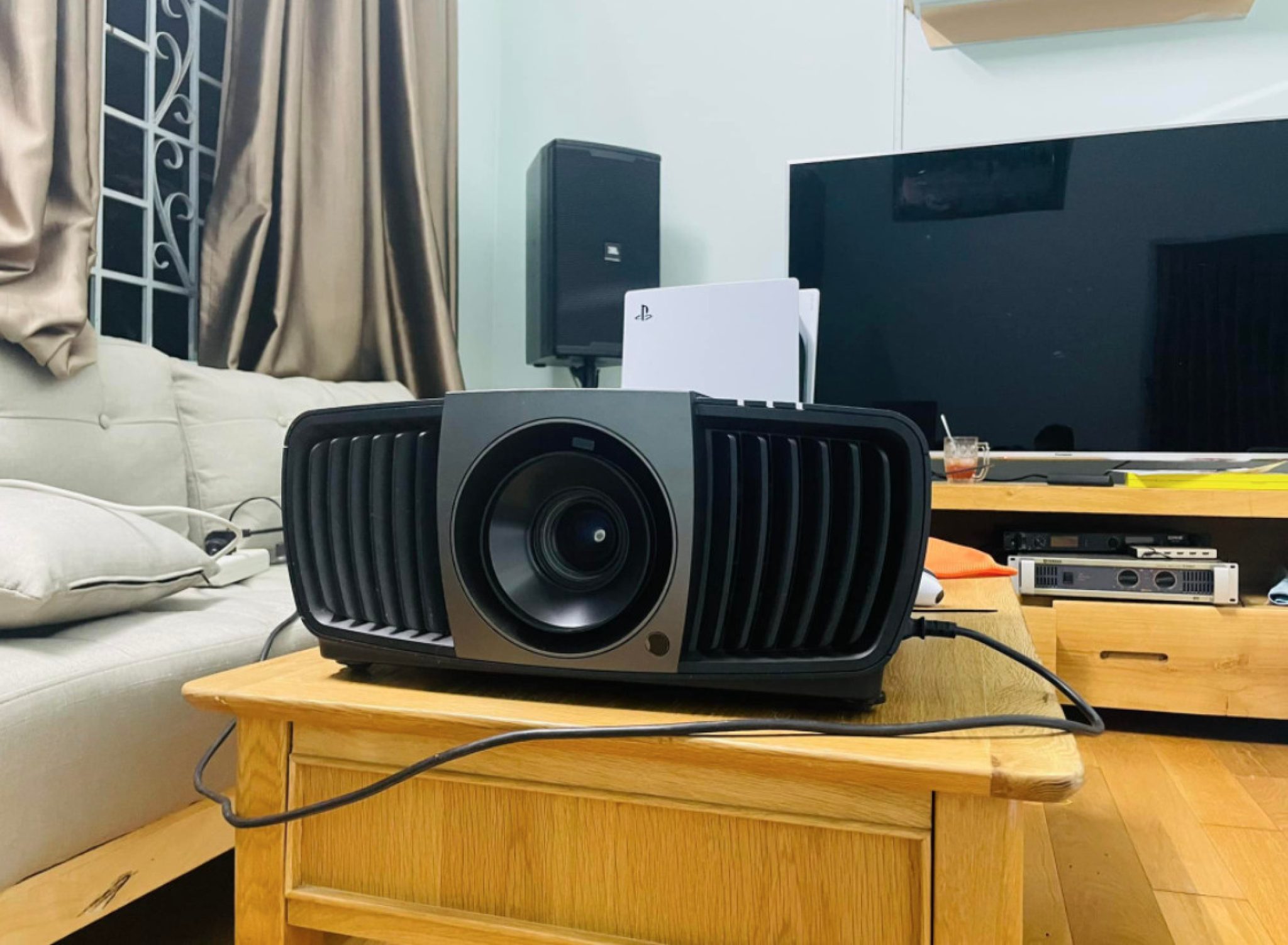 What is contrast ratio on a projector?