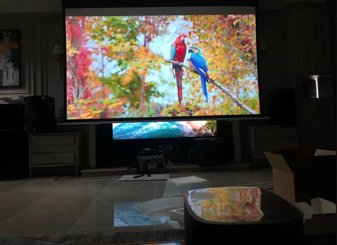 How do projectors work with TV?